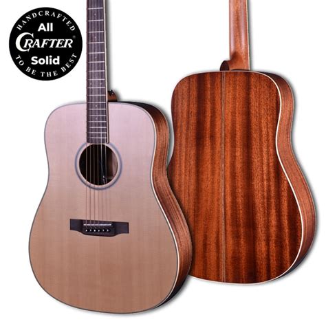 Crafter 크래프터 기타 ES D-MAHOe 통기타 무광 오픈포어 올솔리드 시트카 스프러스 / 아프리칸 마호가니-어쿠스틱소울