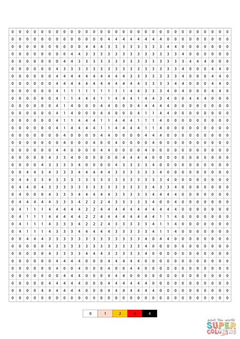 Pixel Santa Claus Color by Number | Pixel color, Coloring pages, Color ...