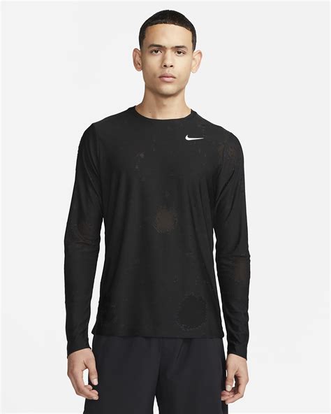 Nike Dri-FIT Men's Long-sleeve All-over Print Fitness Top. Nike SA