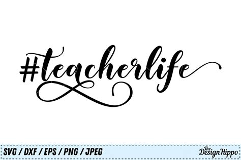 Teacher Life Graphic by thedesignhippo · Creative Fabrica