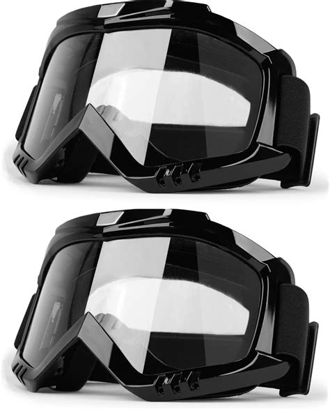 Professional Motorcycle Goggles Motocross Goggles 2-Pack Dirt Bike ATV ...