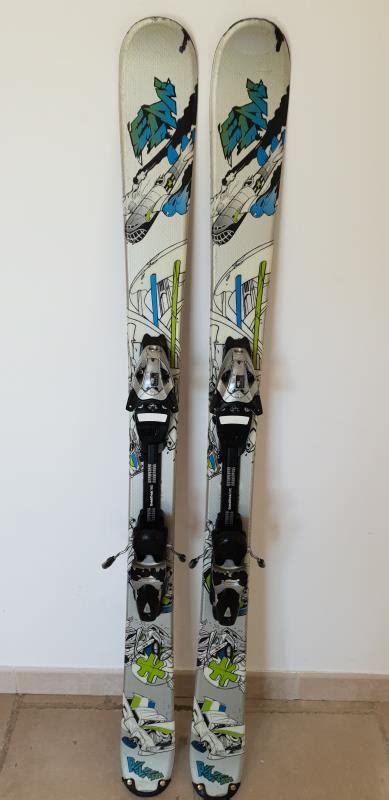 SKI D'OCCASION FREESTYLE JUNIOR ELAN PUZZLE + FIXATION · Skiokz