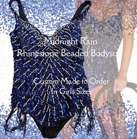 Girls Unique Bejeweled Midnights Era Bodysuit Sparkly Taylor Inspired ...