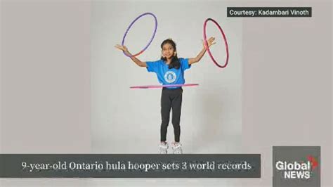 9-year-old Ontario girl sets Guinness World Record for hula hooping
