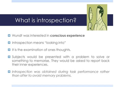 Introspection and emergence of psychology as a science - ppt download