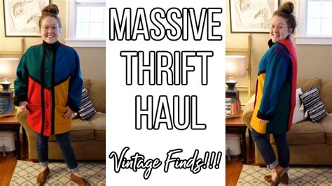 THRIFT HAUL [Ep. 117] | VINTAGE FASHION | AMAZING THRIFT STORE FINDS ...
