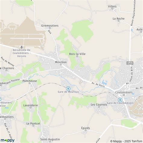 Plan La Belle Idée : carte de La Belle Idée, 77120 Mouroux et infos ...