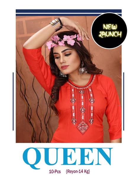 Trendy Queen Vol 1 Rayon Exclusive Designer Kurti Collection ...