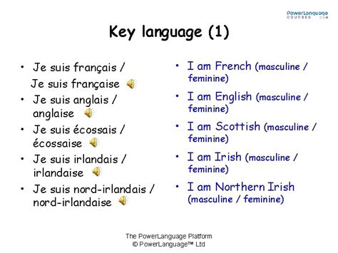 Lesson 4 Key Language The Power Language Platform