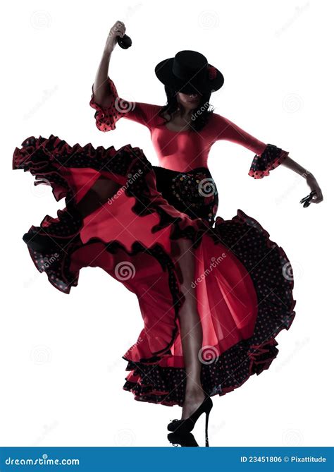 Danseur Gitan De Danse De Flamenco De Femme Photo stock - Image du ...