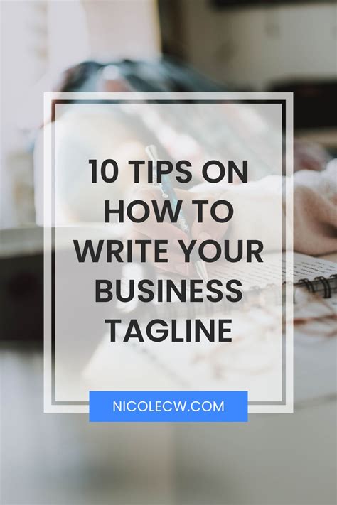 Best Tagline For Business Ideas at Christina Gonzales blog
