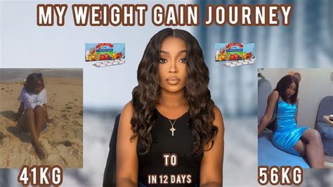 MY WEIGHT GAIN JOURNEY. - YouTube