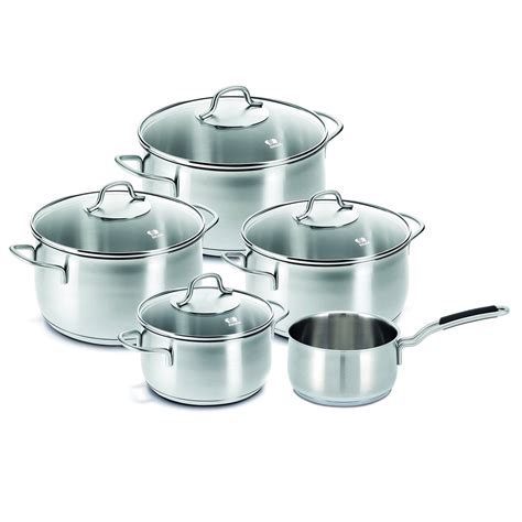 Beka Royal 5(9) piece Cookware Set, Stainless Steel - Walmart.com
