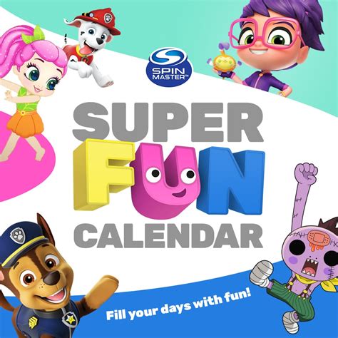 Spin Master Launches Super Fun Calendar | Total Licensing