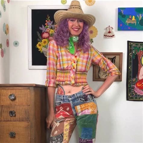 Vintage Western Style Crop Top, 1970s Orange Plaid V-neck Blouse Size ...