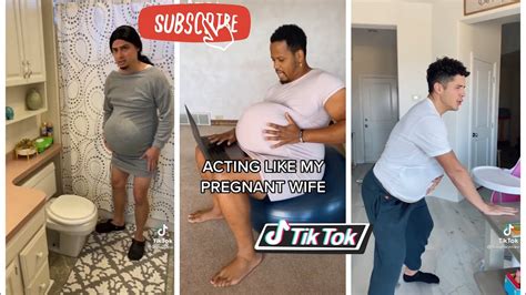 Husbands acting like their pregnant wives compilation video.