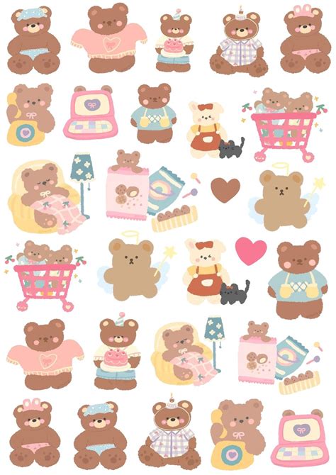 Stickers Pack Printable - Printable Paper Crafts