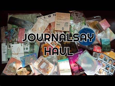 JOURNALSAY HAUL - INDIA - YouTube