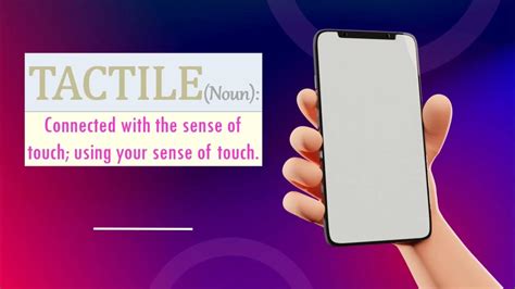 TACTILE | Dictionary| Thesaurus| Vocabulary| Synonyms|Word| Meaning ...