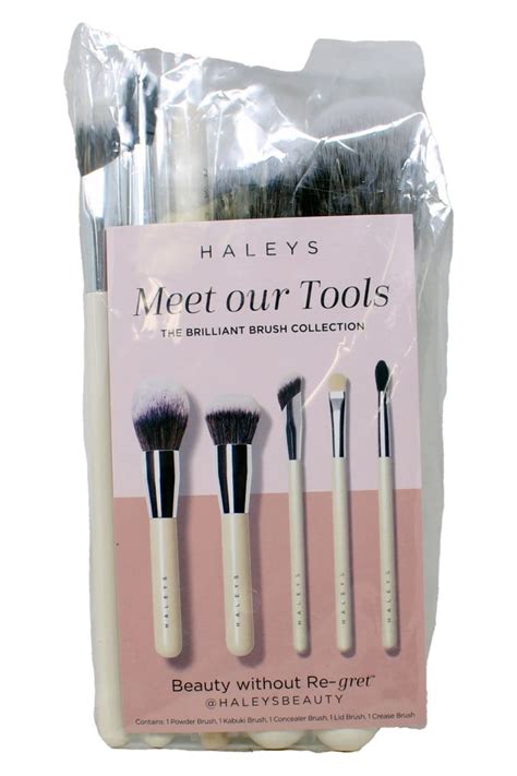 Haleys Meet Our Tools The Brilliant Brush Collection 5 Piece Makeup ...