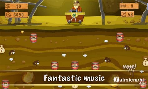 Download Gold Miner Deluxe Cho Android - Game khai thác vàng cổ điển