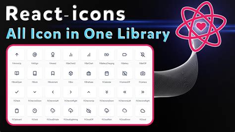 😍 React-icons All icons in one Library | How to install and use react-icons