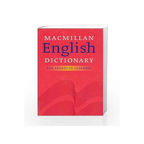 Macmillan English Dictionary: For Advanced Learners by Dictionaries-Buy ...