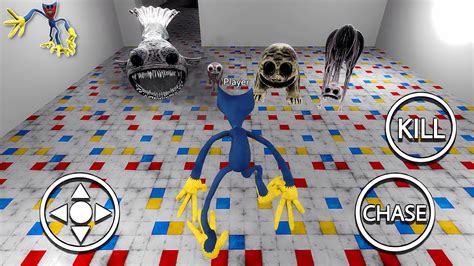 Playing as HUGGY WUGGY vs ALL ZOONOMALY BOSSES FIGHT in Poppy Playtime ...