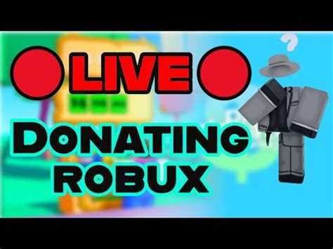 Roblox Pls Donate LIVE STREAM DONATING - YouTube