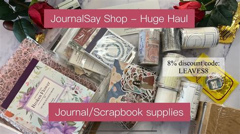 JournalSay - Huge Haul - Journaling/Scrapbooking supplies - Discount ...