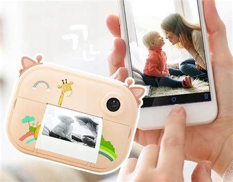 Aparat Natychmiastowy Dla Dzieci Żyrafa Z Kartą Pamięci 32Gb - Fujifilm ...