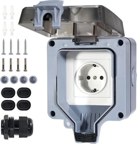 Outdoor Socket Waterproof IP66 Outdoor Socket with Switch Indicator ...