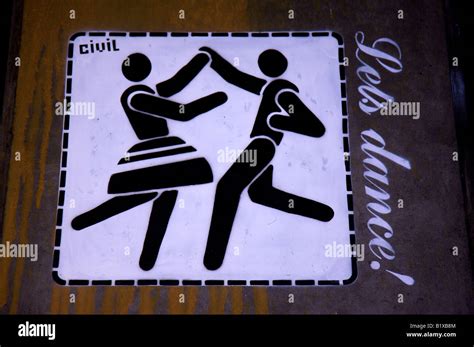 Graffiti sign dance dancing hi-res stock photography and images - Alamy