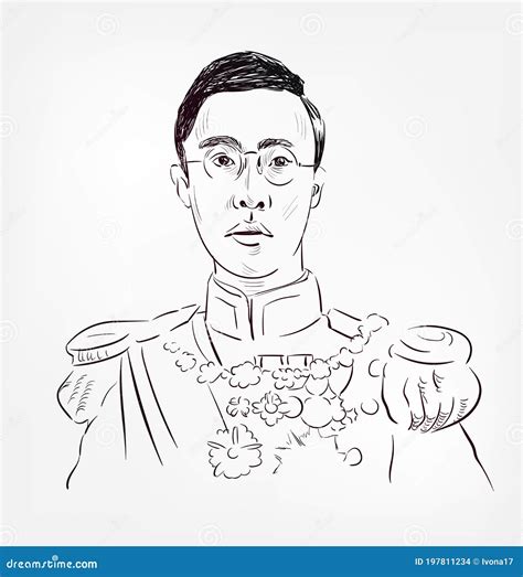 Puyi Vector Sketch Portrait Isolated Famous Editorial Stock Image ...