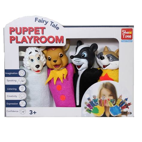 Show Time Finger Puppets Bambi (4 pcs) for Story Telling & Pretend Play ...