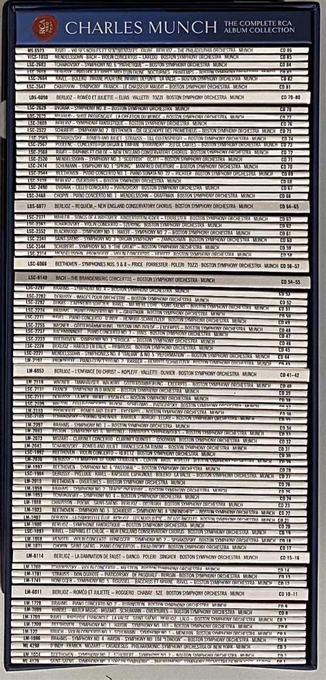 Lot 22 - CHARLES MUNCH - THE COMPLETE RCA ALBUM