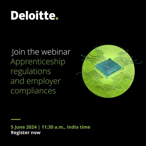 Webinar on apprenticeship regulations in India | Deloitte posted on the ...