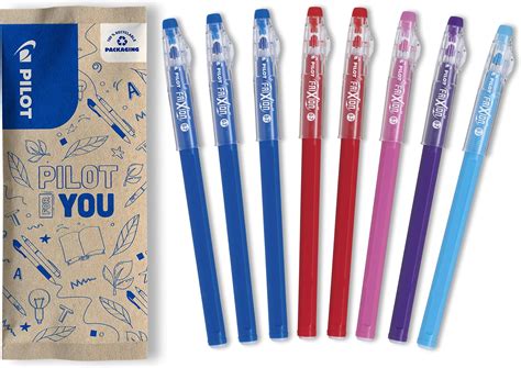 PILOT - 12 Stylos FriXion Ball Stick - Encre Gel Effaçable Bleue - Le ...