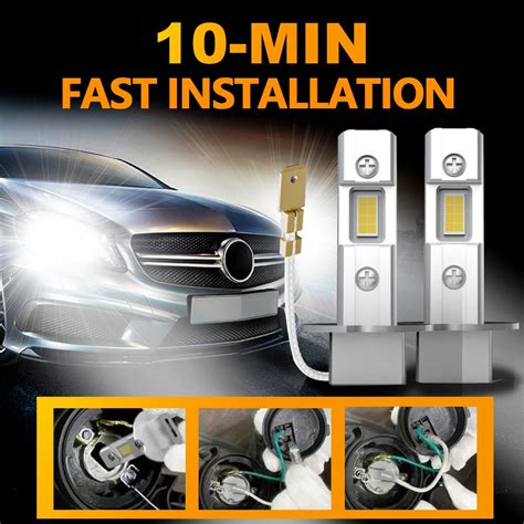 Ampoule LED voiture H1 H3 Mini - Test et Avis