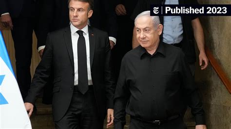 Macron Suggests an International Coalition to Fight Hamas During Israel ...