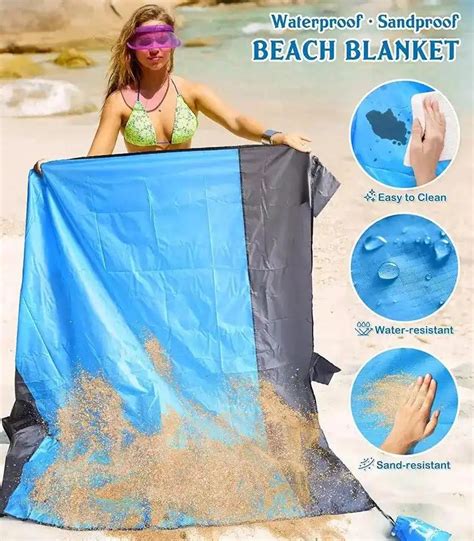 Large waterproof beach blanket online