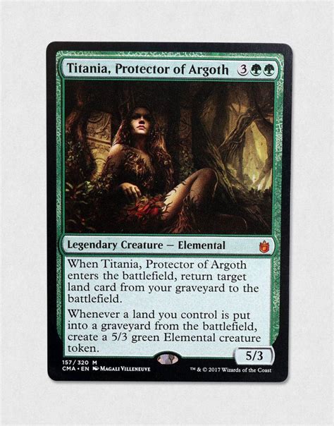 Titania, Protector of Argoth #157 Holo from Commander Anthology (CMA ...
