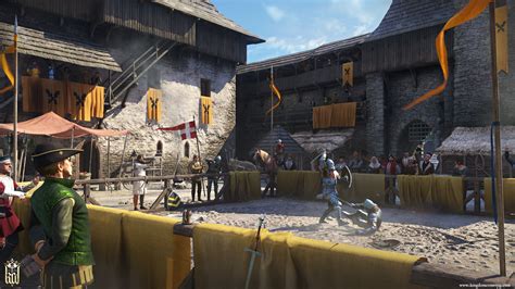 city, medieval, castle, knight, 1080P, artwork, warrior, Kingdom Come ...