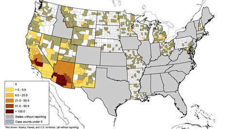 Reported Cases of Valley Fever | Valley Fever | CDC