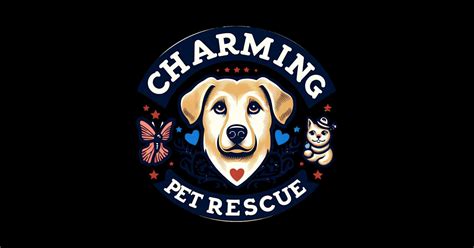 Charming Pet Rescue Tattoo Design - Rescue Dogs - Sticker | TeePublic