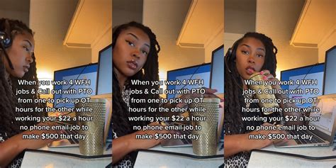 Worker Says She Has 4 Work-From-Home jobs