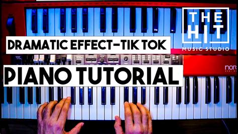 Dramatic Piano Effect - Tik Tok - Easy Piano Tutorial