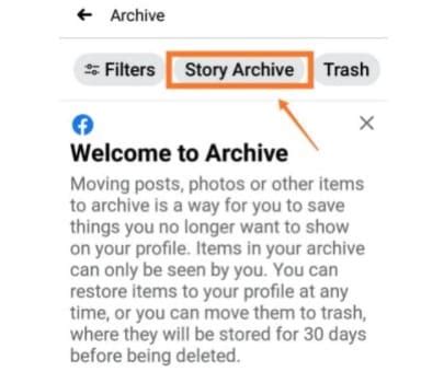 Comment consulter les anciennes stories sur Facebook