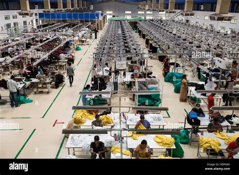 Workers produce t-shirts at a sustainable factory in Tamil Nadu ...