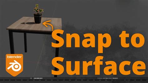 Blender - Snap to Object Surface